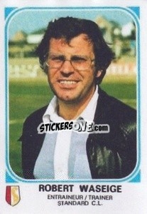Sticker Robert Waseige - Football Belgium 1976-1977 - Panini