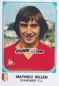 Sticker Mathieu Billen - Football Belgium 1976-1977 - Panini