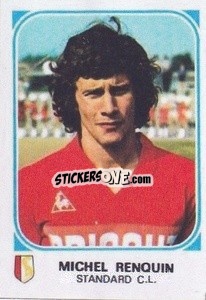 Sticker Michel Renquin - Football Belgium 1976-1977 - Panini