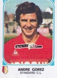 Cromo Andre Gorez - Football Belgium 1976-1977 n. 325 - Panini