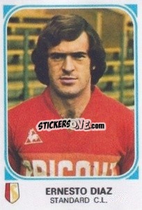 Figurina Ernesto Diaz - Football Belgium 1976-1977 n. 329 - Panini