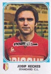 Sticker Josip Keckes - Football Belgium 1976-1977 n. 332 - Panini