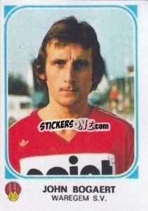 Sticker John Bogaert - Football Belgium 1976-1977 - Panini