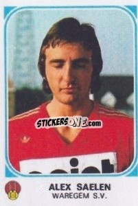 Sticker Alex Saelen - Football Belgium 1976-1977 n. 342 - Panini