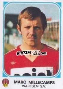 Sticker Marc Millecamps - Football Belgium 1976-1977 n. 344 - Panini