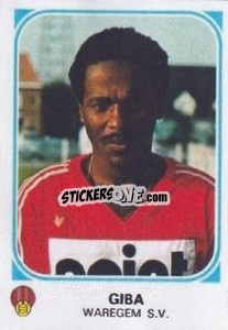 Sticker Giba - Football Belgium 1976-1977 - Panini