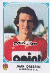 Figurina Jaak Dreesen - Football Belgium 1976-1977 - Panini