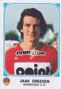 Sticker Jaak Dreesen - Football Belgium 1976-1977 n. 346 - Panini