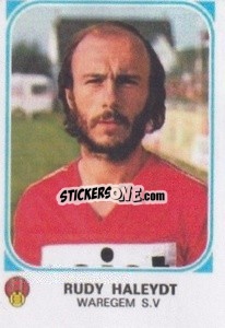 Figurina Rudy Haleydt - Football Belgium 1976-1977 - Panini
