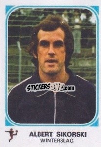 Cromo Albert Sikorski - Football Belgium 1976-1977 - Panini