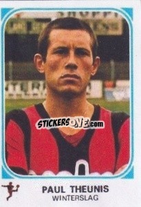 Sticker Paul Theunis - Football Belgium 1976-1977 - Panini