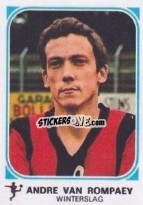 Cromo Andre Van Rompaey - Football Belgium 1976-1977 - Panini