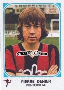 Sticker Pierre Denier - Football Belgium 1976-1977 - Panini