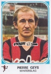 Sticker Pierre Geys - Football Belgium 1976-1977 n. 365 - Panini