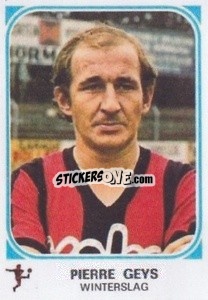 Figurina Pierre Geys - Football Belgium 1976-1977 - Panini