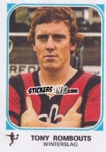 Figurina Tony Rombouts - Football Belgium 1976-1977 - Panini