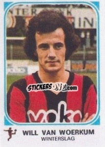 Cromo Will Van Woerkum - Football Belgium 1976-1977 n. 371 - Panini