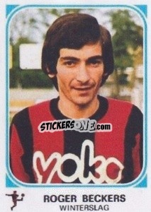 Cromo Roger Beckers - Football Belgium 1976-1977 - Panini