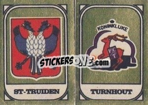 Sticker Emblemen St-truiden / Turnhout - Football Belgium 1976-1977 n. 379 - Panini