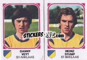 Cromo Danny Veyt / Heinz Stump - Football Belgium 1976-1977 - Panini
