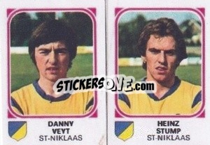 Sticker Danny Veyt / Heinz Stump - Football Belgium 1976-1977 n. 427 - Panini