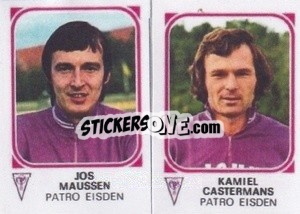 Sticker Jos Maussen / Kamiel Castermans - Football Belgium 1976-1977 - Panini