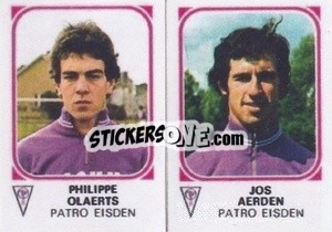 Figurina Philippe Olaerts / Jos Aerden - Football Belgium 1976-1977 n. 446 - Panini