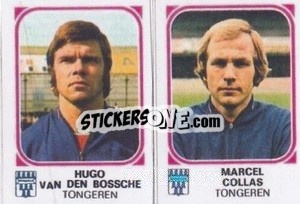 Cromo Hugo Van Den Bossche / Marcel Collas - Football Belgium 1976-1977 n. 447 - Panini