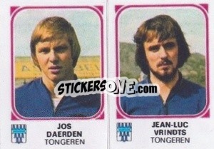 Sticker Jos Daerden / Jean-Luc Vrindts - Football Belgium 1976-1977 - Panini