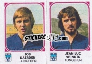 Cromo Jos Daerden / Jean-Luc Vrindts - Football Belgium 1976-1977 n. 448 - Panini