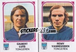 Figurina Gilbert Luts / Remy Vanheusden - Football Belgium 1976-1977 n. 452 - Panini
