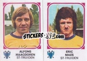 Cromo Alfons Haagdoren / Eric Maes - Football Belgium 1976-1977 n. 456 - Panini