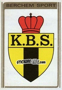 Sticker Badge - Football Belgium 1973-1974 n. 55 - Panini