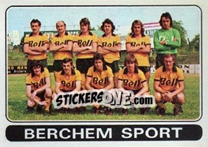 Figurina Team - Football Belgium 1973-1974 - Panini