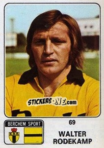 Sticker Walter Rodekamp - Football Belgium 1973-1974 n. 69 - Panini