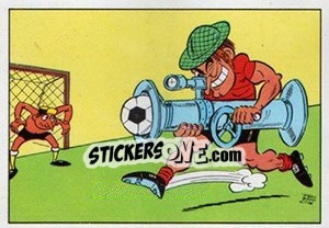 Figurina Cartoon - Football Belgium 1973-1974 - Panini