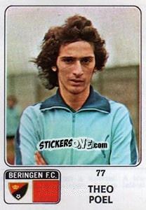 Sticker Theo Poel - Football Belgium 1973-1974 - Panini