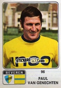 Sticker Paul van Genechten - Football Belgium 1973-1974 n. 96 - Panini