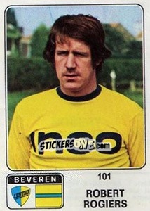 Sticker Robert Rogiers - Football Belgium 1973-1974 n. 101 - Panini