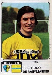 Sticker Hugo De Raeymand - Football Belgium 1973-1974 n. 102 - Panini