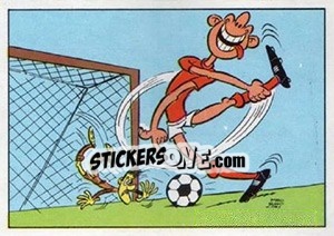 Cromo Cartoon - Football Belgium 1973-1974 - Panini