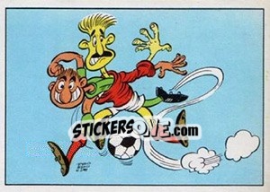 Figurina Cartoon - Football Belgium 1973-1974 - Panini