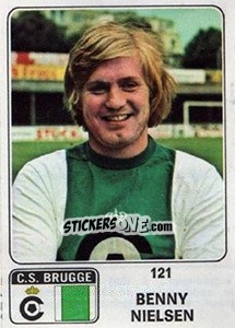Sticker Benny Nielsen - Football Belgium 1973-1974 n. 121 - Panini