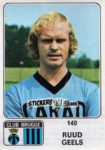 Sticker Ruud Geels - Football Belgium 1973-1974 n. 140 - Panini