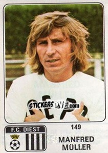 Cromo Manfred Muller - Football Belgium 1973-1974 - Panini
