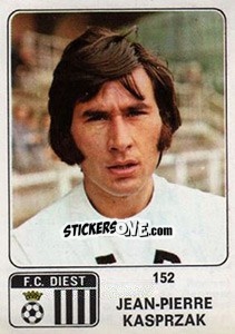 Figurina Jean-Pierre Kasprzak - Football Belgium 1973-1974 n. 152 - Panini