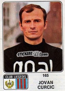 Figurina Jovan Curcic - Football Belgium 1973-1974 n. 165 - Panini