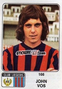 Sticker John Vos - Football Belgium 1973-1974 - Panini
