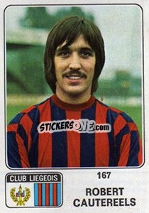 Sticker Robert Cautereels - Football Belgium 1973-1974 - Panini