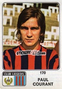 Sticker Paul Courant - Football Belgium 1973-1974 n. 170 - Panini